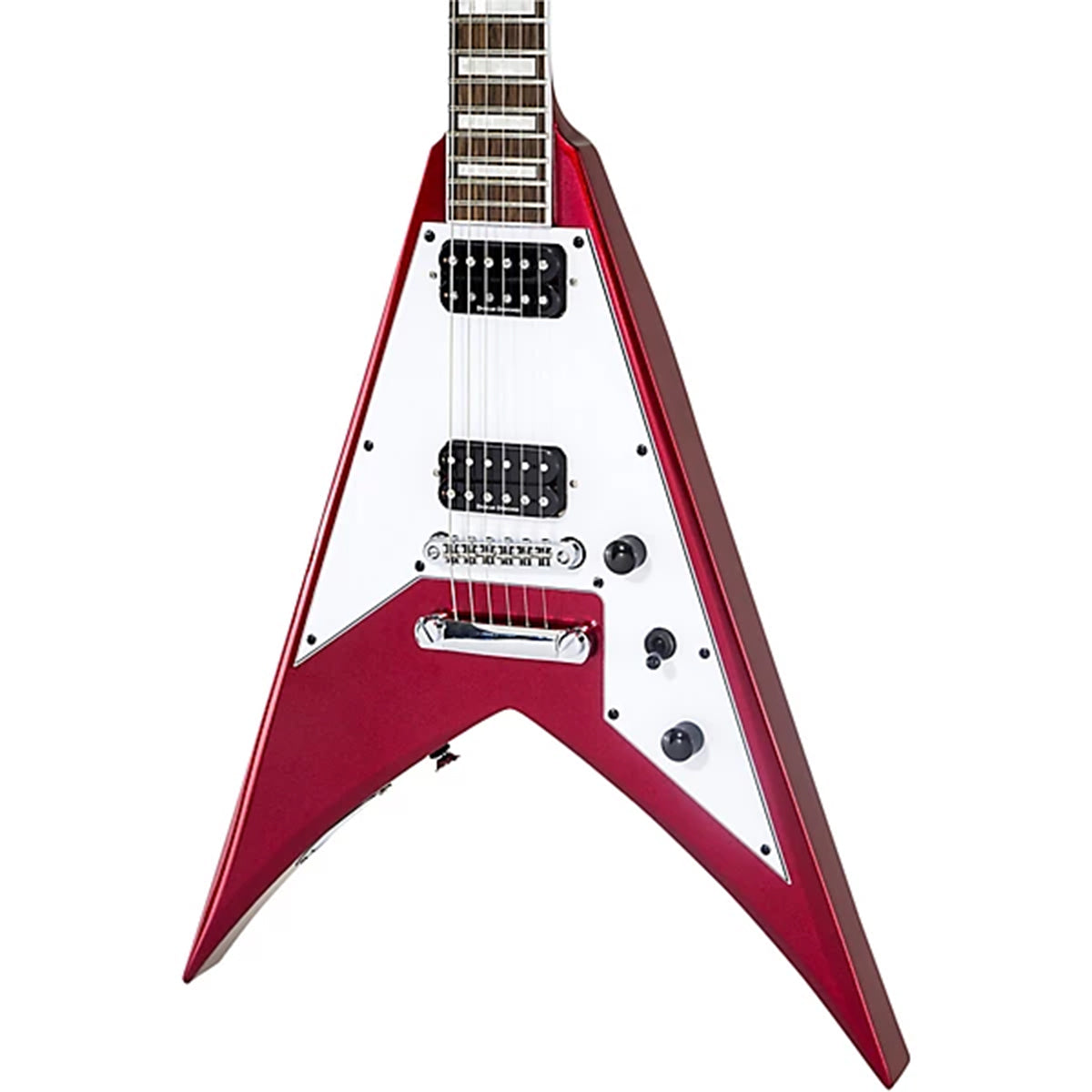 Đàn Guitar Điện Jackson Signature Scott Ian King V KVXT, Maple Fingerboard, Candy Apple Red