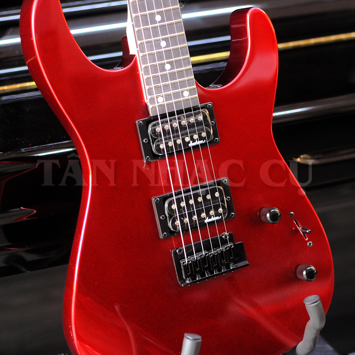 Đàn Guitar Điện Jackson JS Dinky JS12, Amaranth Fingerboard, Metallic Red