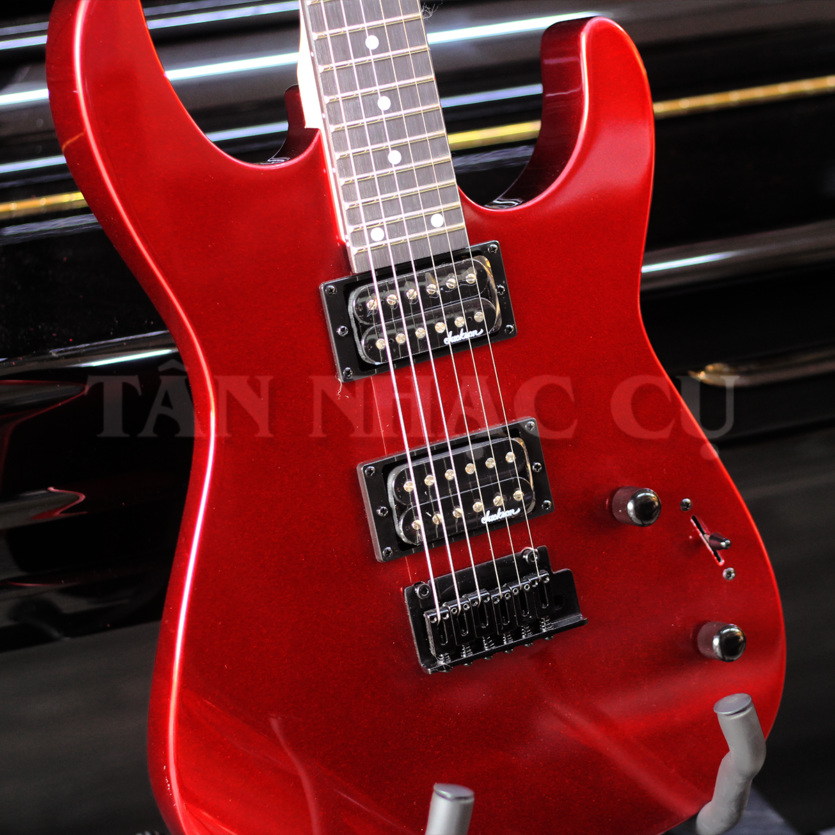 Đàn Guitar Điện Jackson JS Series Dinky JS12 HH Electric Guitar, Amaranth Fingerboard, Metallic Red #2910112552
