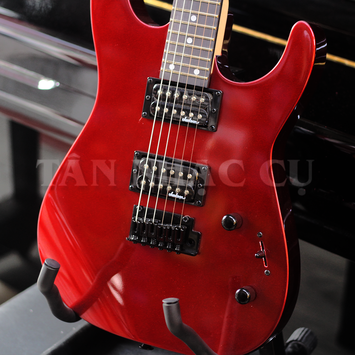 Đàn Guitar Điện Jackson JS Dinky JS12, Amaranth Fingerboard, Metallic Red