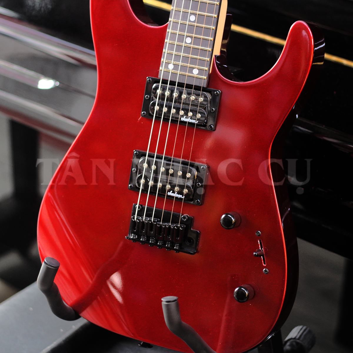 Đàn Guitar Điện Jackson JS Series Dinky JS12 HH Electric Guitar, Amaranth Fingerboard, Metallic Red #2910112552
