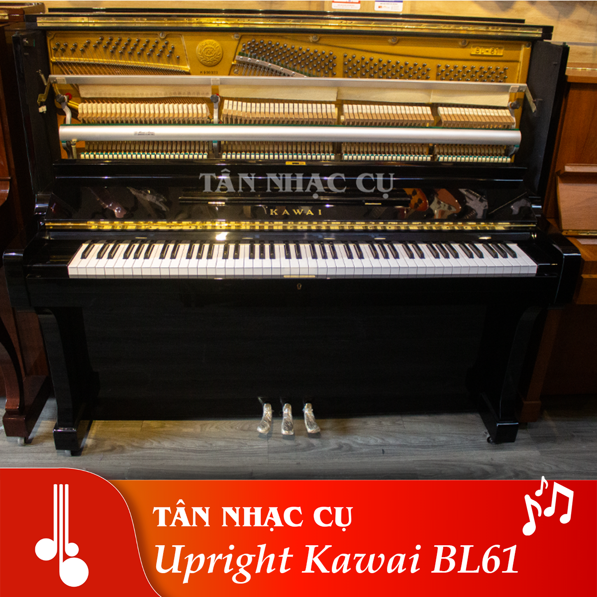 Đàn Piano Cơ Upright Kawai BL61 - Qua Sử Dụng