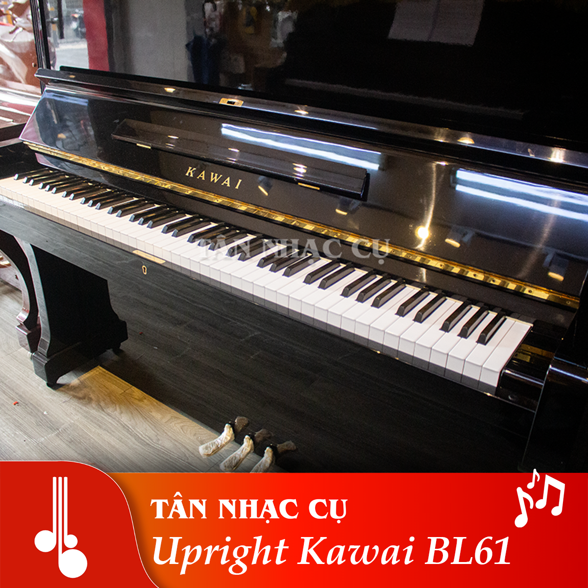 Đàn Piano Cơ Upright Kawai BL61 - Qua Sử Dụng