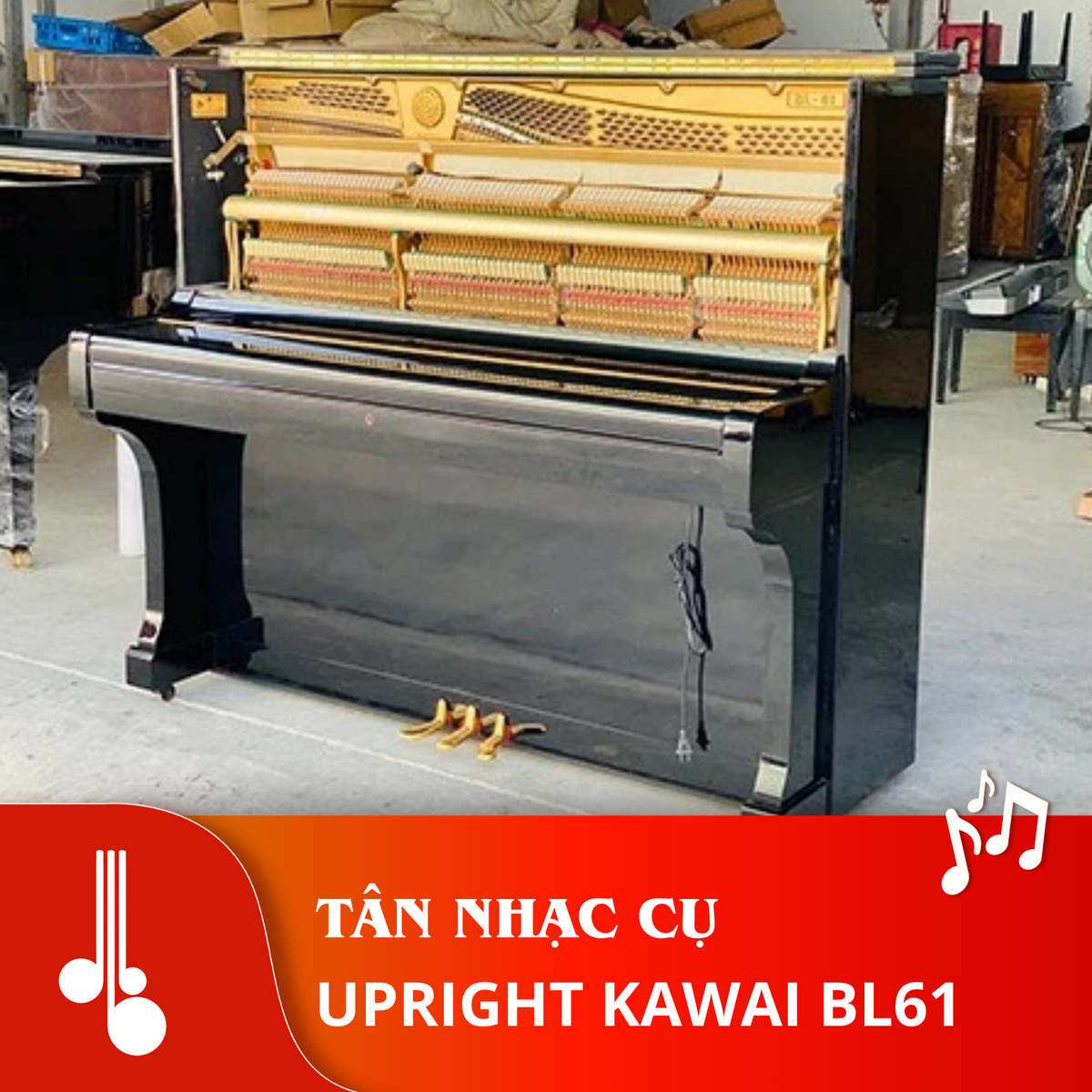 Đàn Piano Cơ Upright Kawai BL61 - Qua Sử Dụng