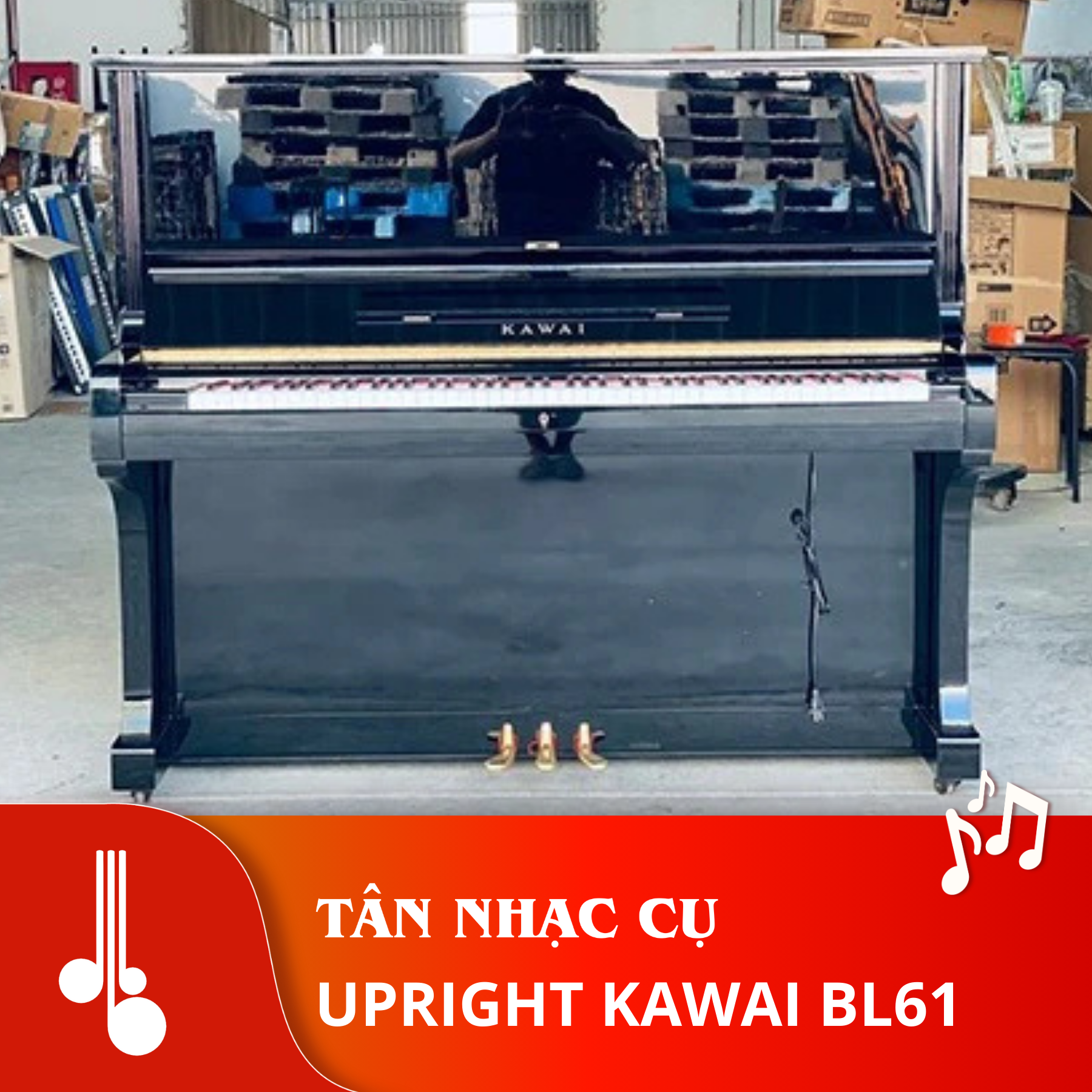 Đàn Piano Cơ Upright Kawai BL61 - Qua Sử Dụng