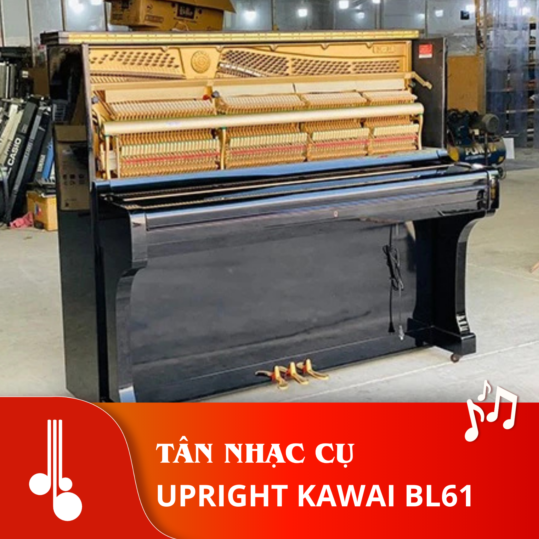 Đàn Piano Cơ Upright Kawai BL61 - Qua Sử Dụng