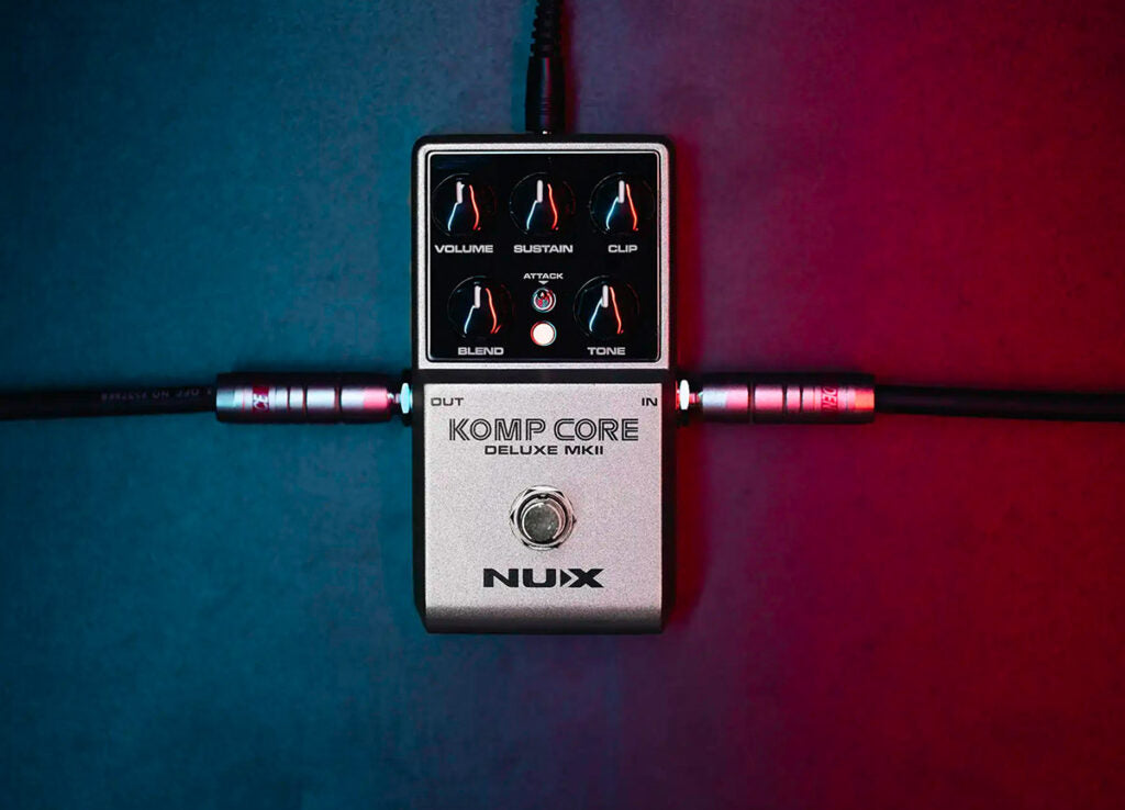 Pedal Guitar Nux Komp Core Deluxe MKII, Transparent Compressor Pedal