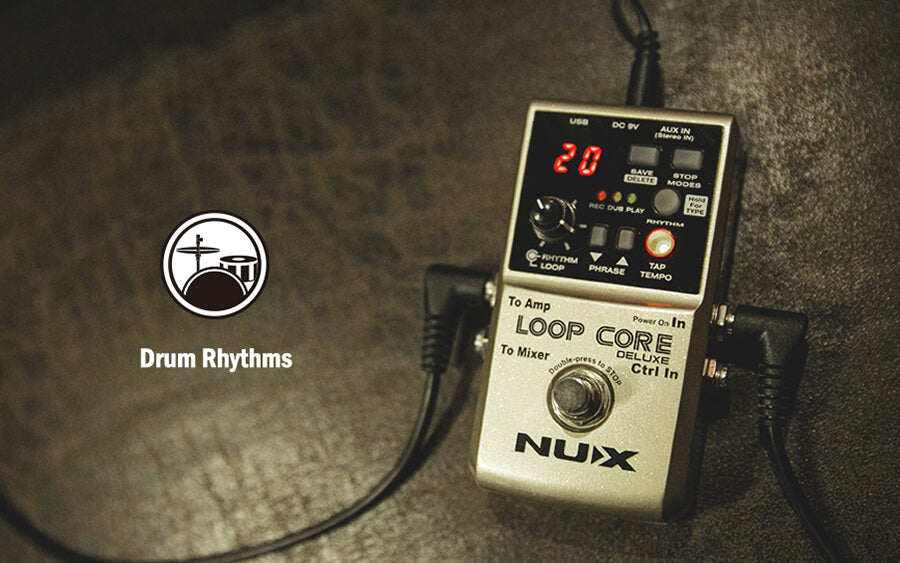 Pedal Guitar Nux Loop Core Deluxe, 24 bit Looper Pedal