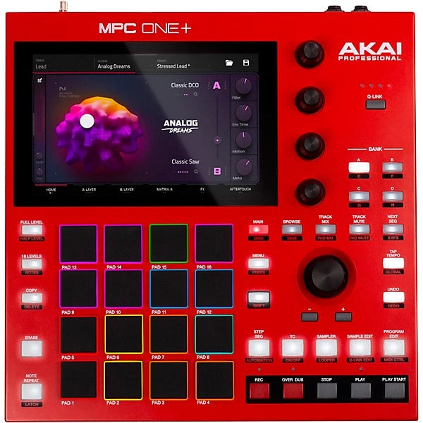 MIDI Pad Controller Akai MPC ONE+ Standalone Sampler and Sequencer