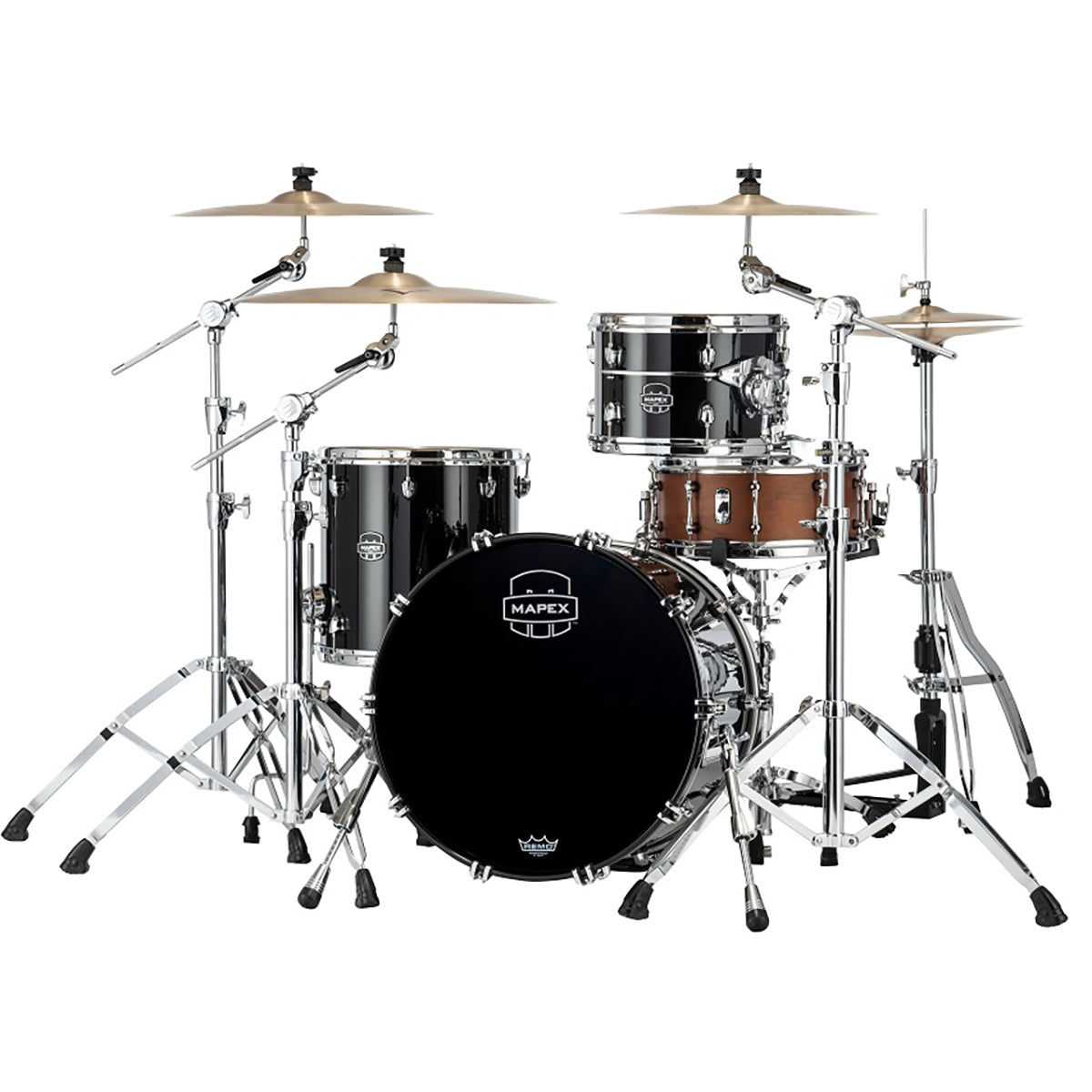 Trống Cơ Mapex Saturn Evolution Hybrid Config SE426XH Organic Rock 3-pc Shell Pack