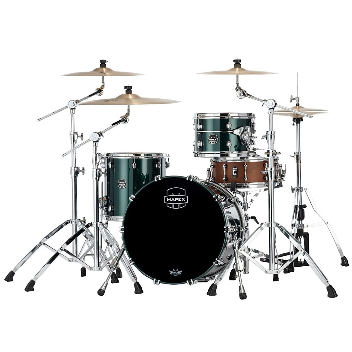 Trống Cơ Mapex Saturn Evolution Hybrid Config SE426XH Organic Rock 3-pc Shell Pack