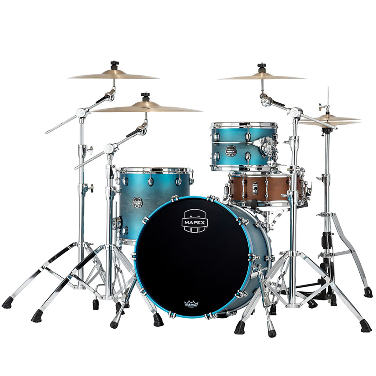 Trống Cơ Mapex Saturn Evolution Hybrid Config SE426XH Organic Rock 3-pc Shell Pack