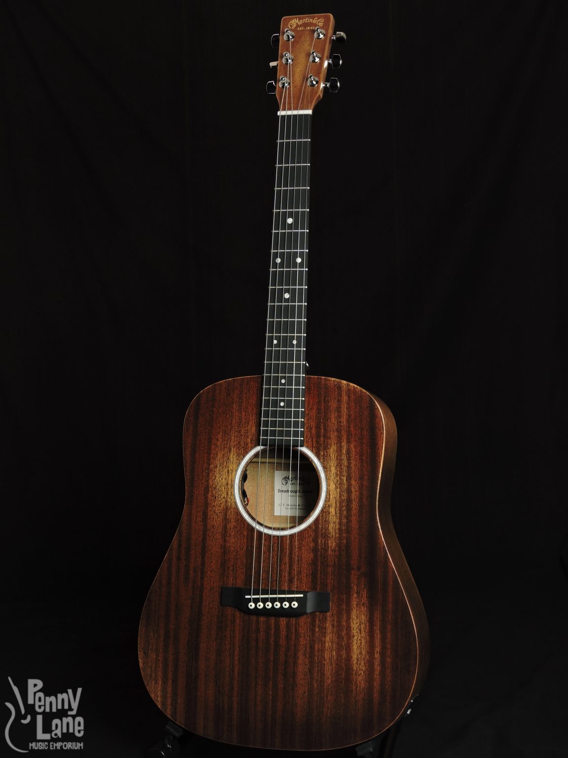 Martin DJR10E StreetMaster Acoustic-Electric Guitar w/Bag, Natural