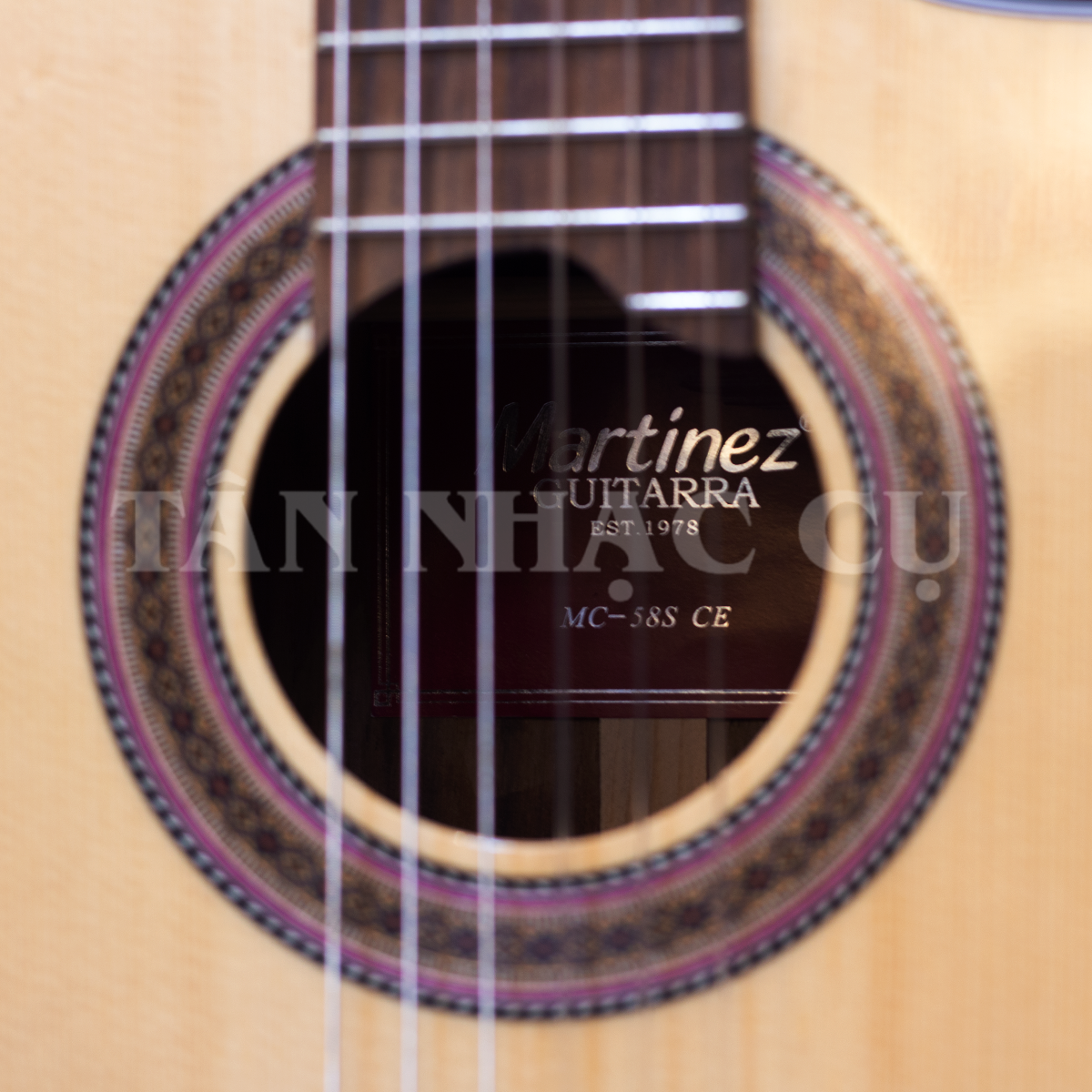 Đàn Guitar Classic Martinez MC-58S CE Spruce w/Bag