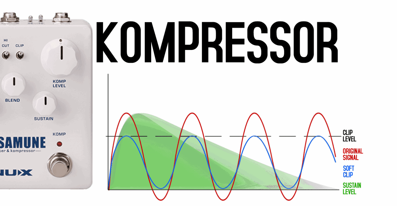 Pedal Guitar Nux Masamune NBK5, Booster & Kompressor
