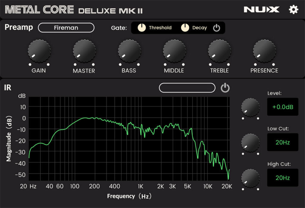 Pedal Guitar Nux Metal Core Deluxe MKII, Preamp Pedal
