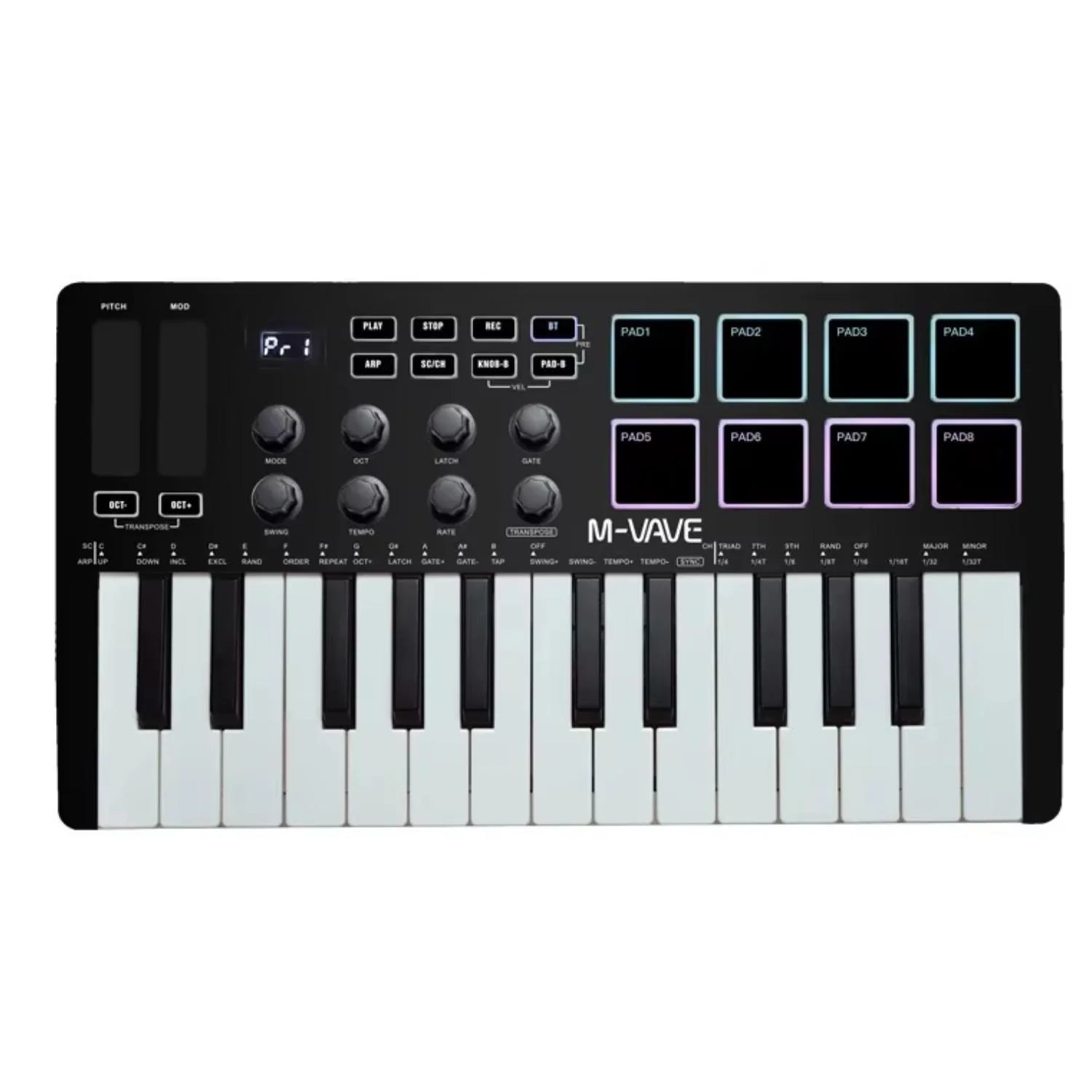 Midi Keyboard Controller M-VAVE SMK25 II MK3