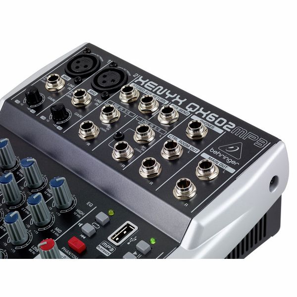 Mixer Behringer Xenyx QX602MP3 With USB MP3 Playback