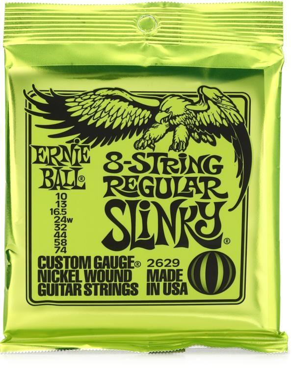 Dây Guitar Điện 8 Dây Ernie Ball Regular Slinky (10-74)