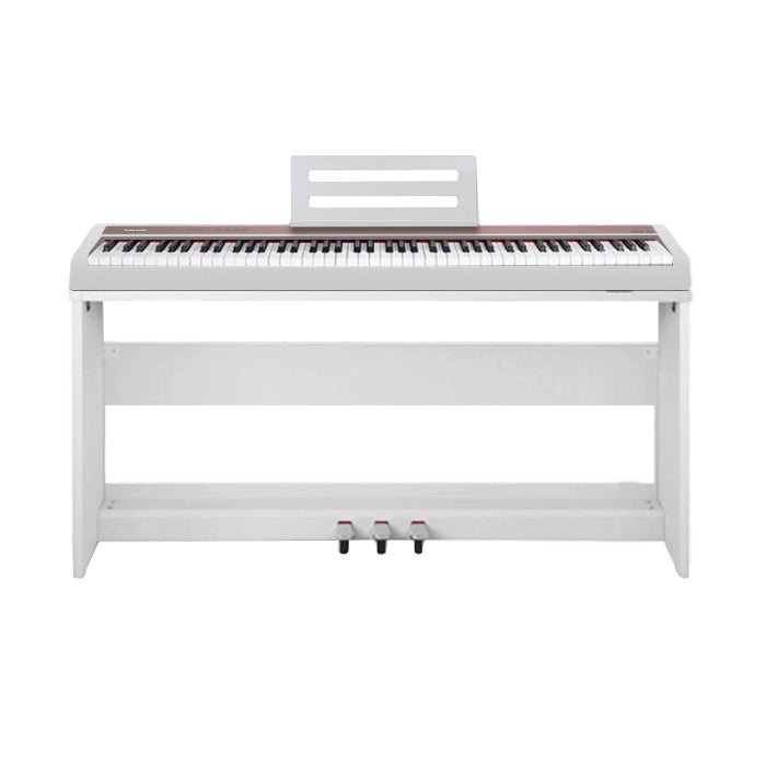 Đàn Piano Điện Nux NPK10, White, Kèm Chân Gỗ