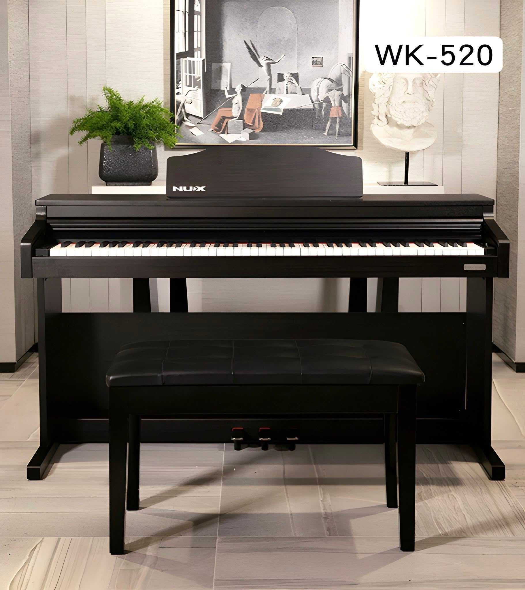 Đàn Piano Điện Nux WK520
