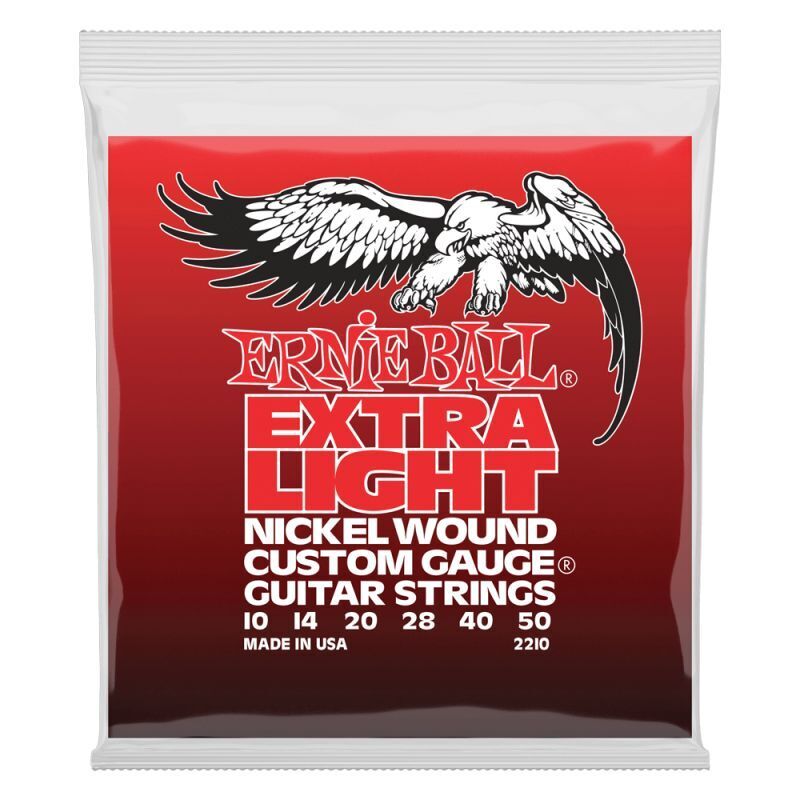Dây Guitar Điện Ernie Ball 2210 Extra Light Wound G (10-50)
