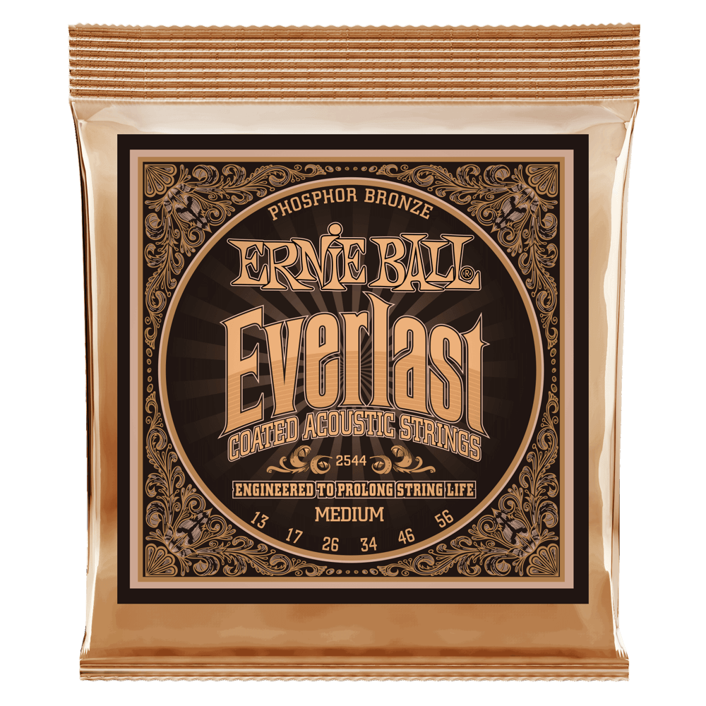 Dây Đàn Guitar Acoustic Ernie Ball Medium Coated Phosphor Bronze, 13-56