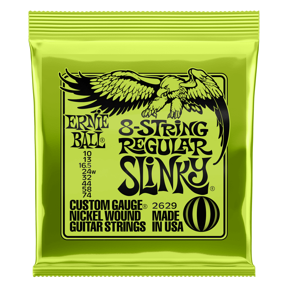 Dây Guitar Điện 8 Dây Ernie Ball Regular Slinky (10-74)
