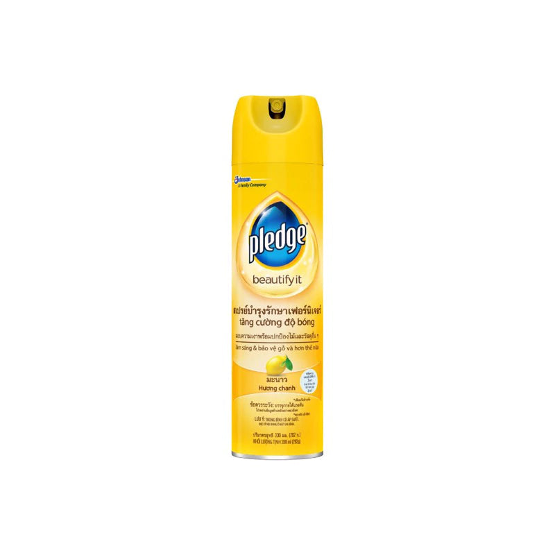 Chai Xịt Đánh Bóng Gỗ Hương Chanh Pledge 300ml
