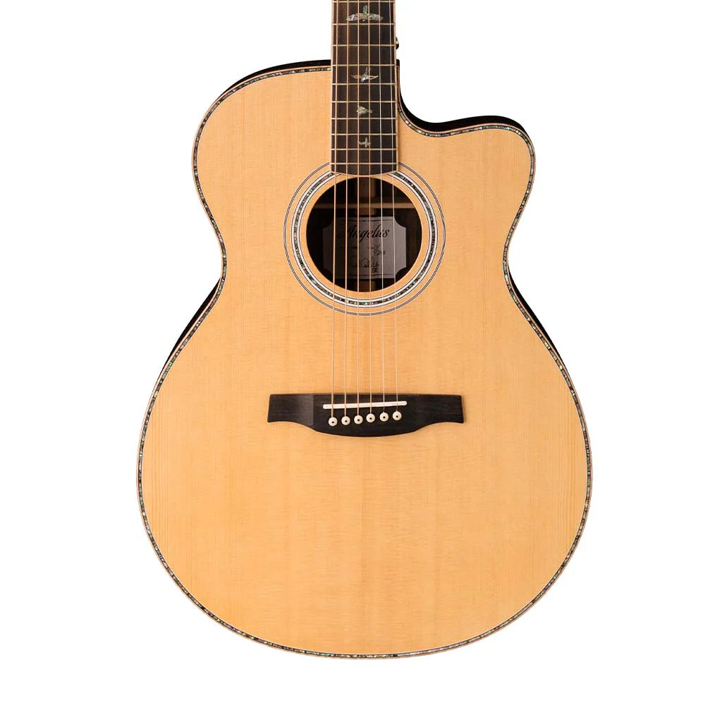 PRS SE A60E Angelus Hollow Body Acoustic-Electric Guitar, Natural - Tân Nhạc Cụ