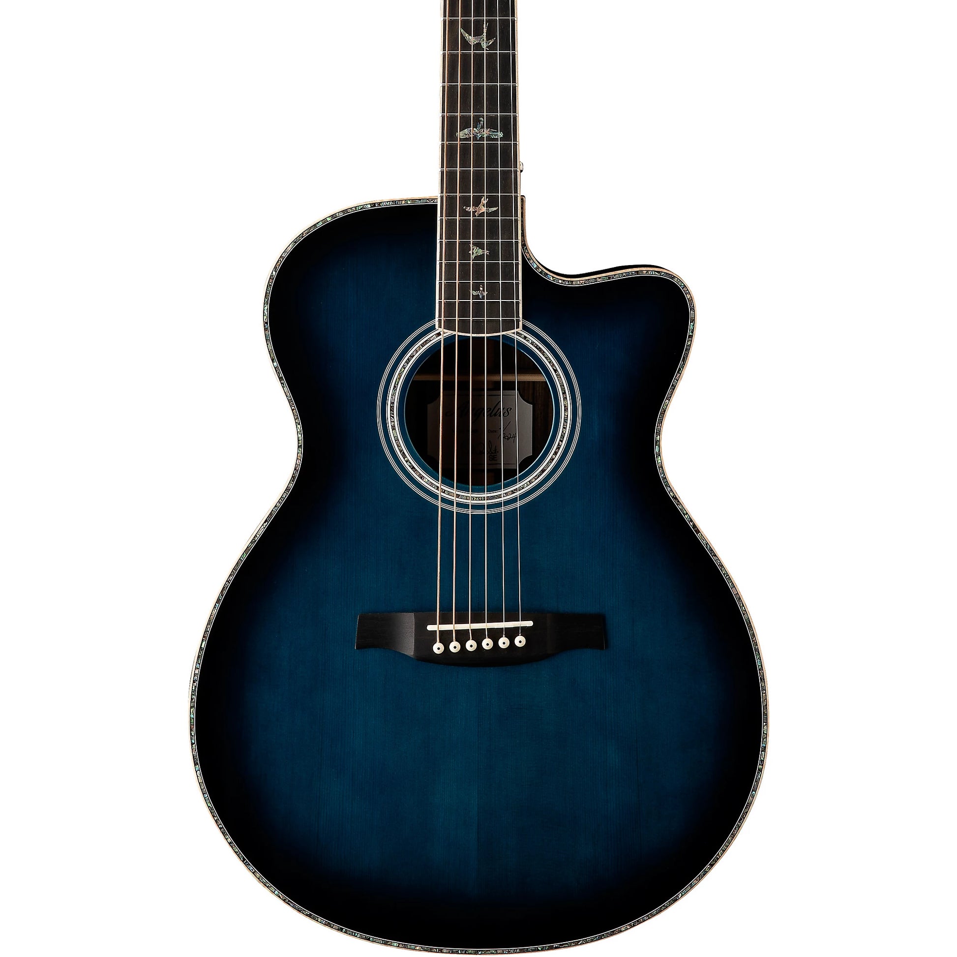 PRS SE A60 Angelus Acoustic-electric Guitar - Cobalt Blue Burst - Tân Nhạc Cụ