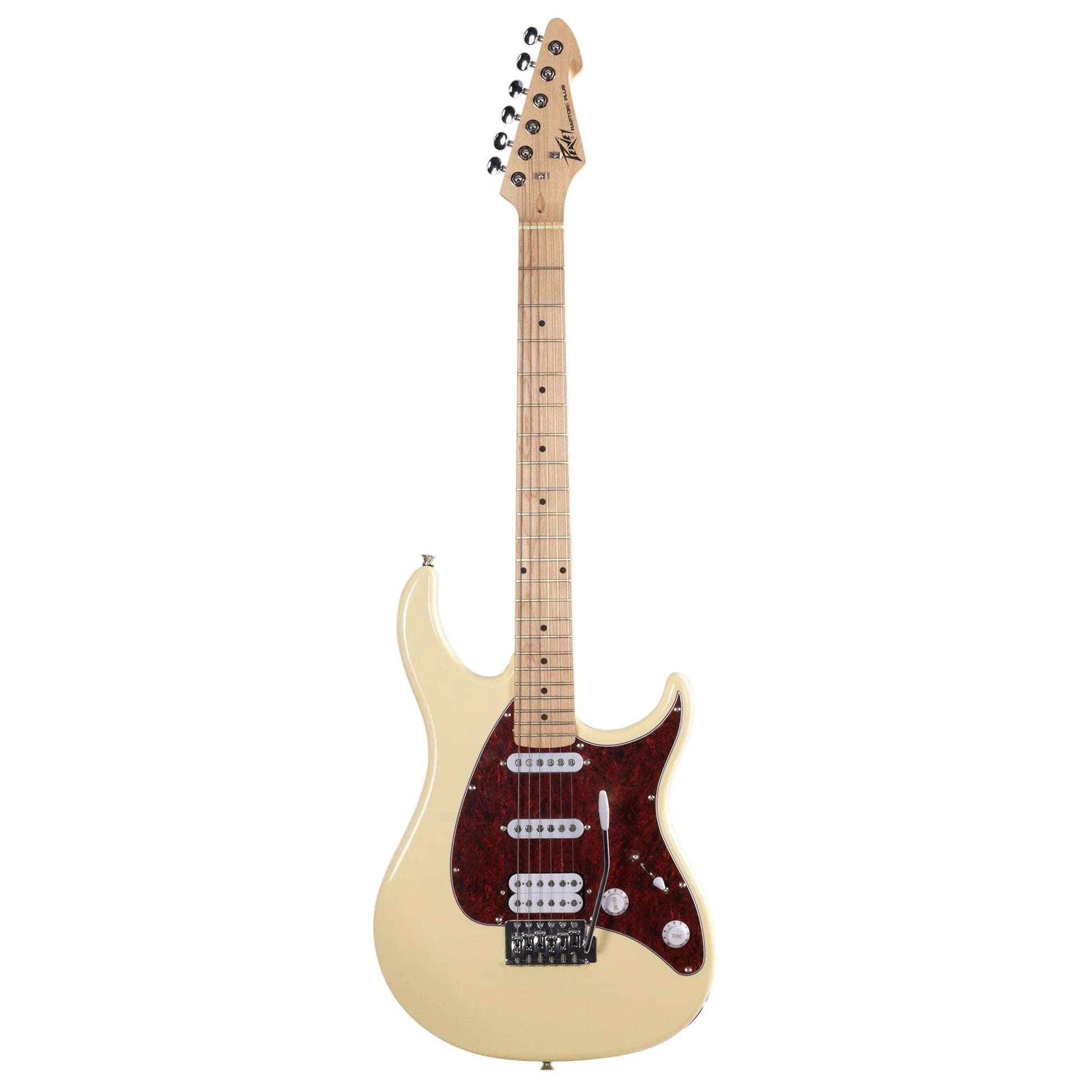 Đàn Guitar Điện Peavey Raptor Plus HSS Electric Guitar, Rosewood Fingerboard, Ivory