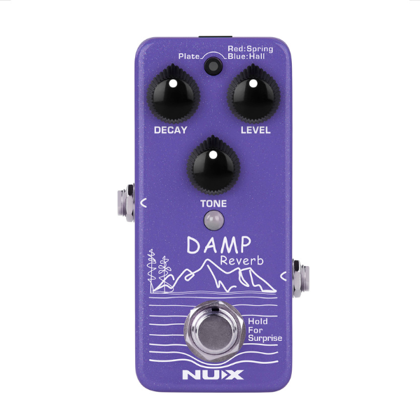 Pedal Guitar Nux Damp Reverb NRV3, 3 Reverb in a Mini Pedal