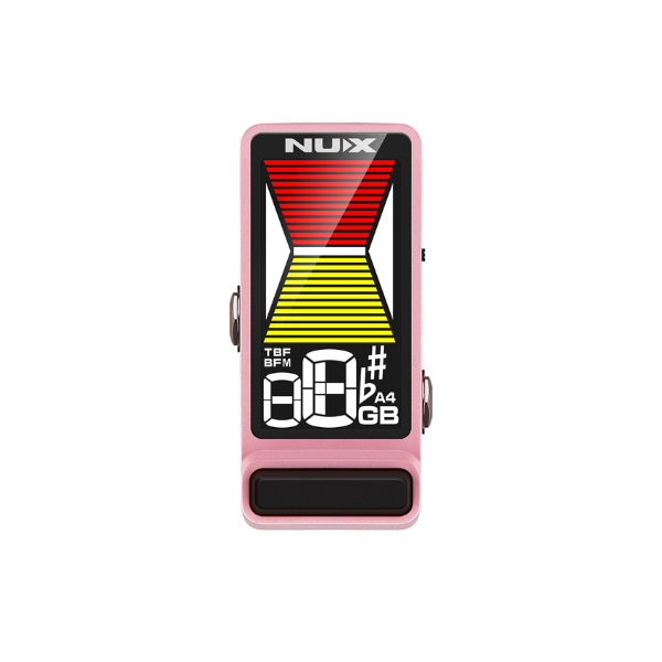 Pedal Guitar Nux Flow Tune MKII NTU3, Pedal Tuner, Pink