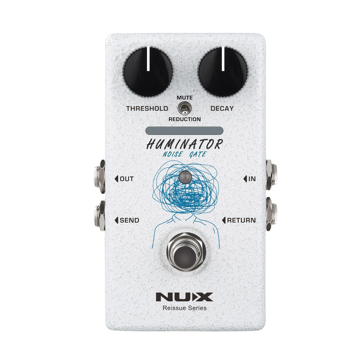 Pedal Guitar Nux HUMINATOR NRN1, Analog Noise Reducer With Indicator
