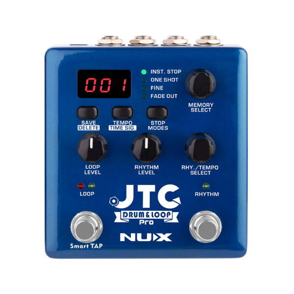 Pedal Guitar Nux JTC Drum & Loop Pro NDL5, Dual Switch Looper Pedal