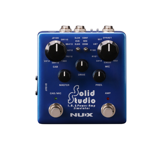 Pedal Guitar Nux Solid Studio NSS5, IR & Power Amp Simulator