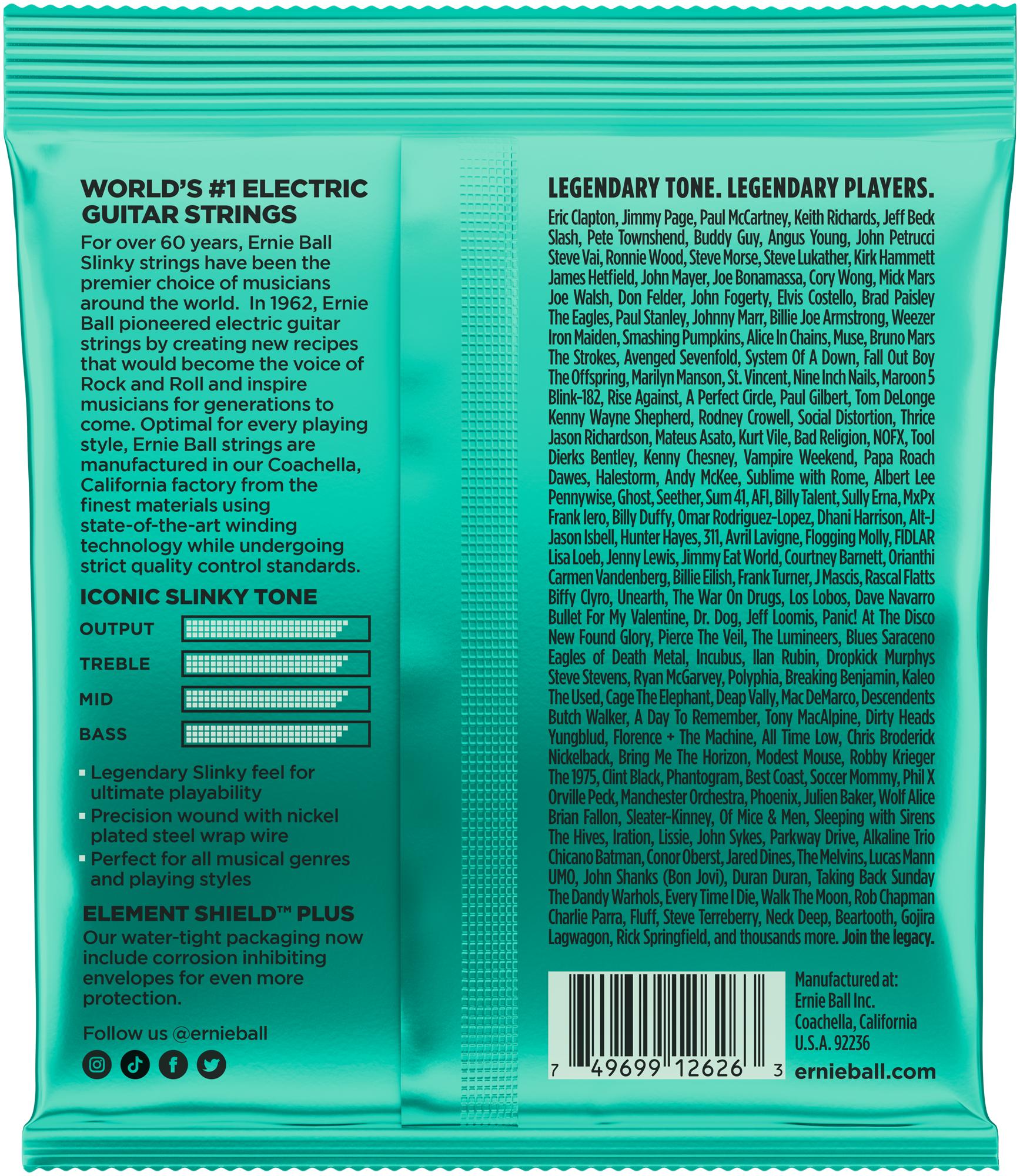 Dây Guitar Điện Ernie Ball Not Even Slinky Paradigm 2026 (12-56)