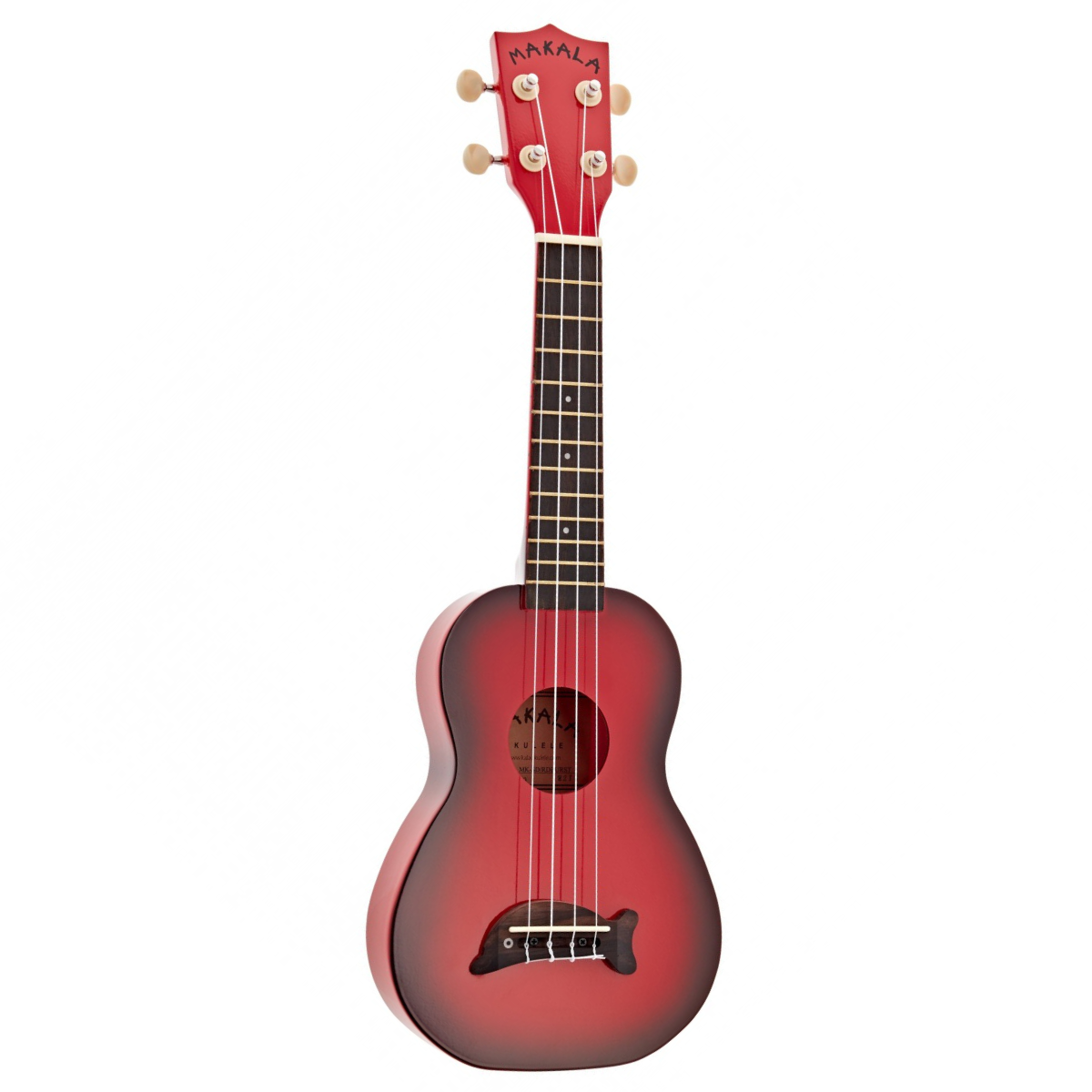 Đàn Ukulele Kala Makala Dolphin Soprano, Red Burst MK-SD/RDBURST