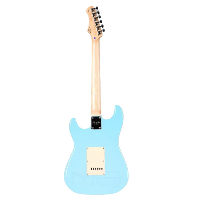 Đàn Guitar Điện Sqoe SEST200 SSS Electric Guitar,  Rosewood Fingerboard, Sky Blue