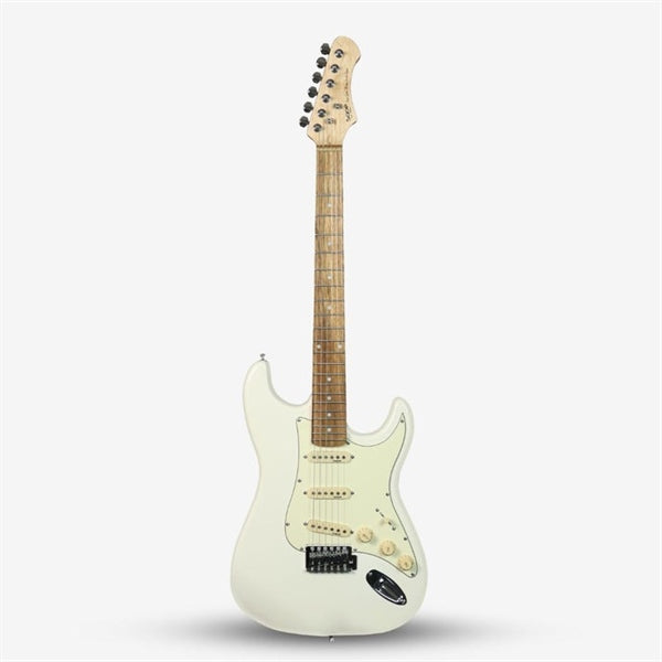 Đàn Guitar Điện Sqoe SEST200 SSS Electric Guitar,  Rosewood Fingerboard, White