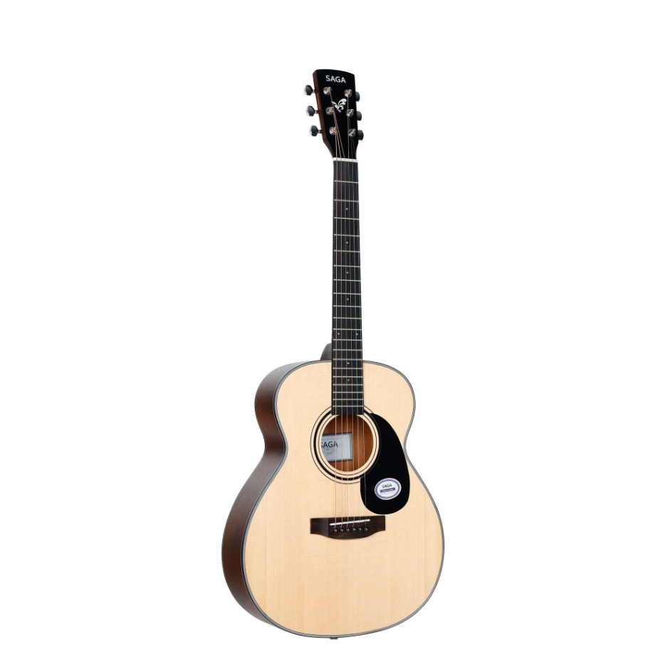 Đàn Guitar Saga GS600E Acoustic, Natural w/Bag