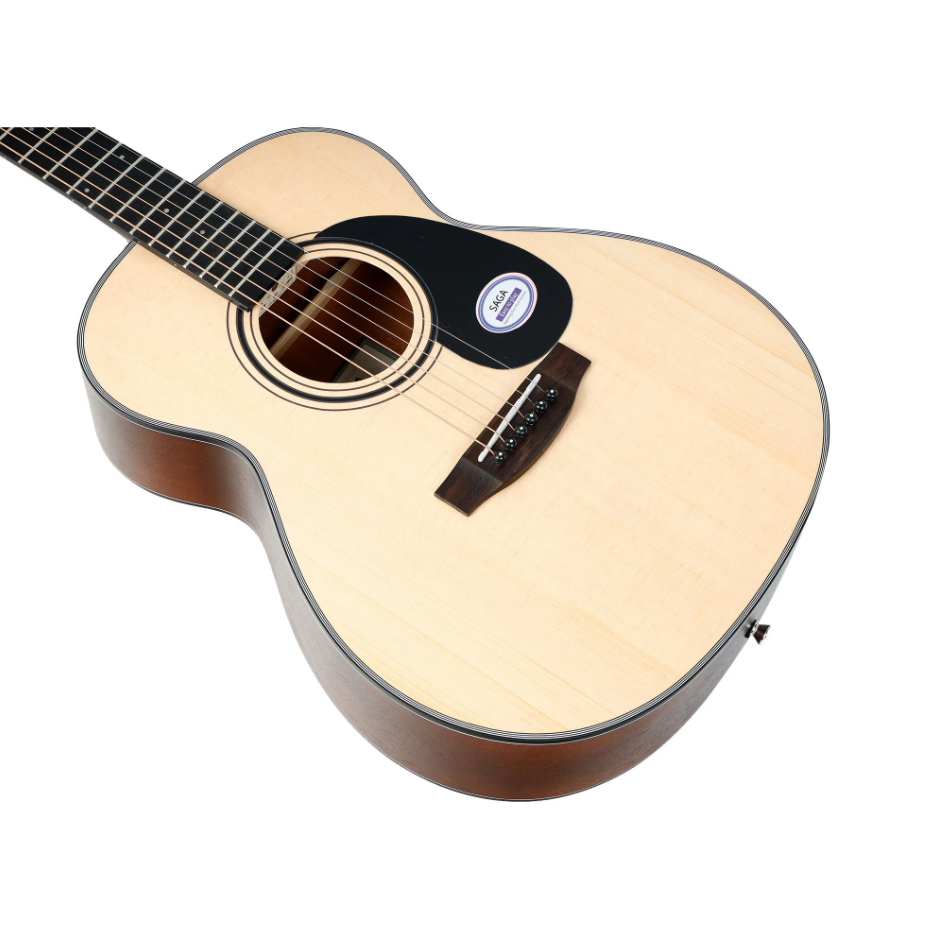 Đàn Guitar Saga GS600E Acoustic, Natural w/Bag