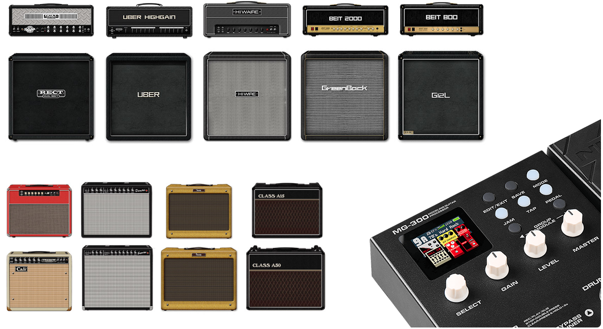 Pedal Guitar Nux MG300