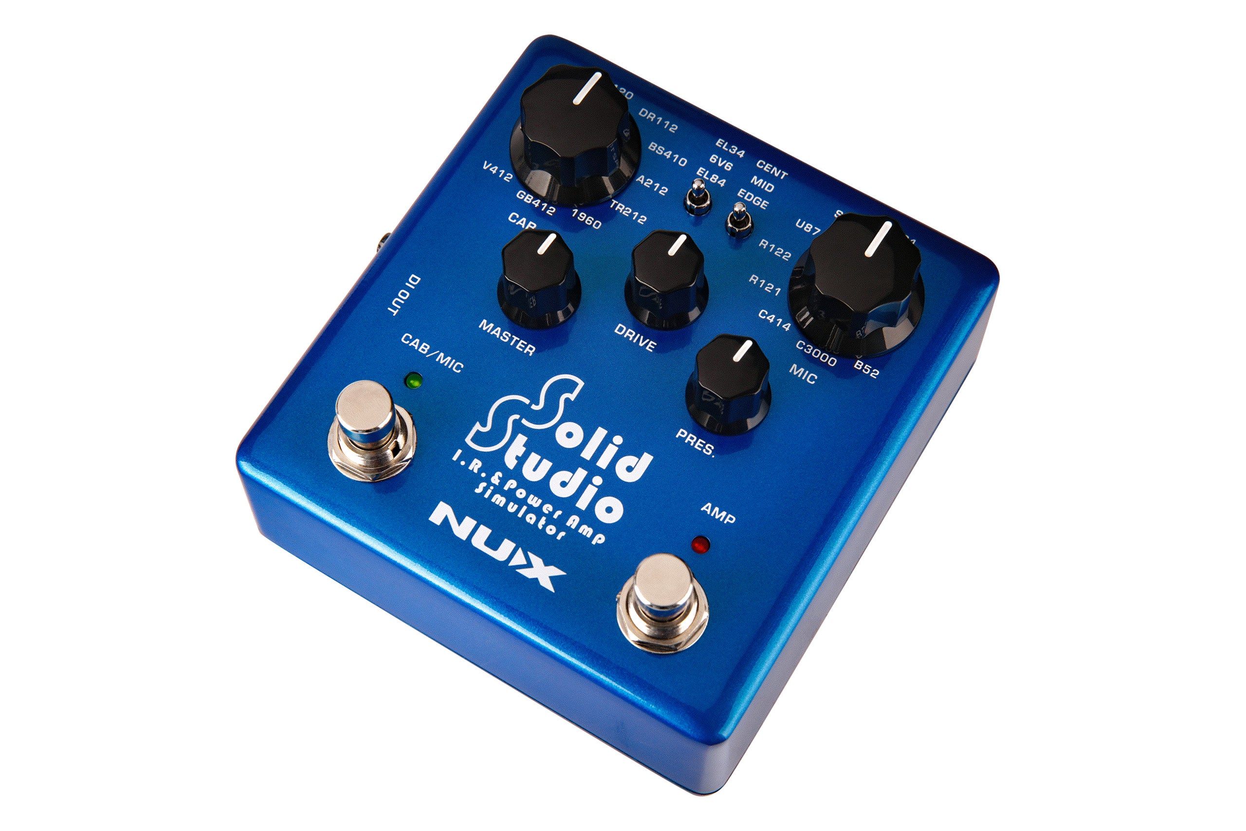 Pedal Guitar Nux Solid Studio NSS5, IR & Power Amp Simulator