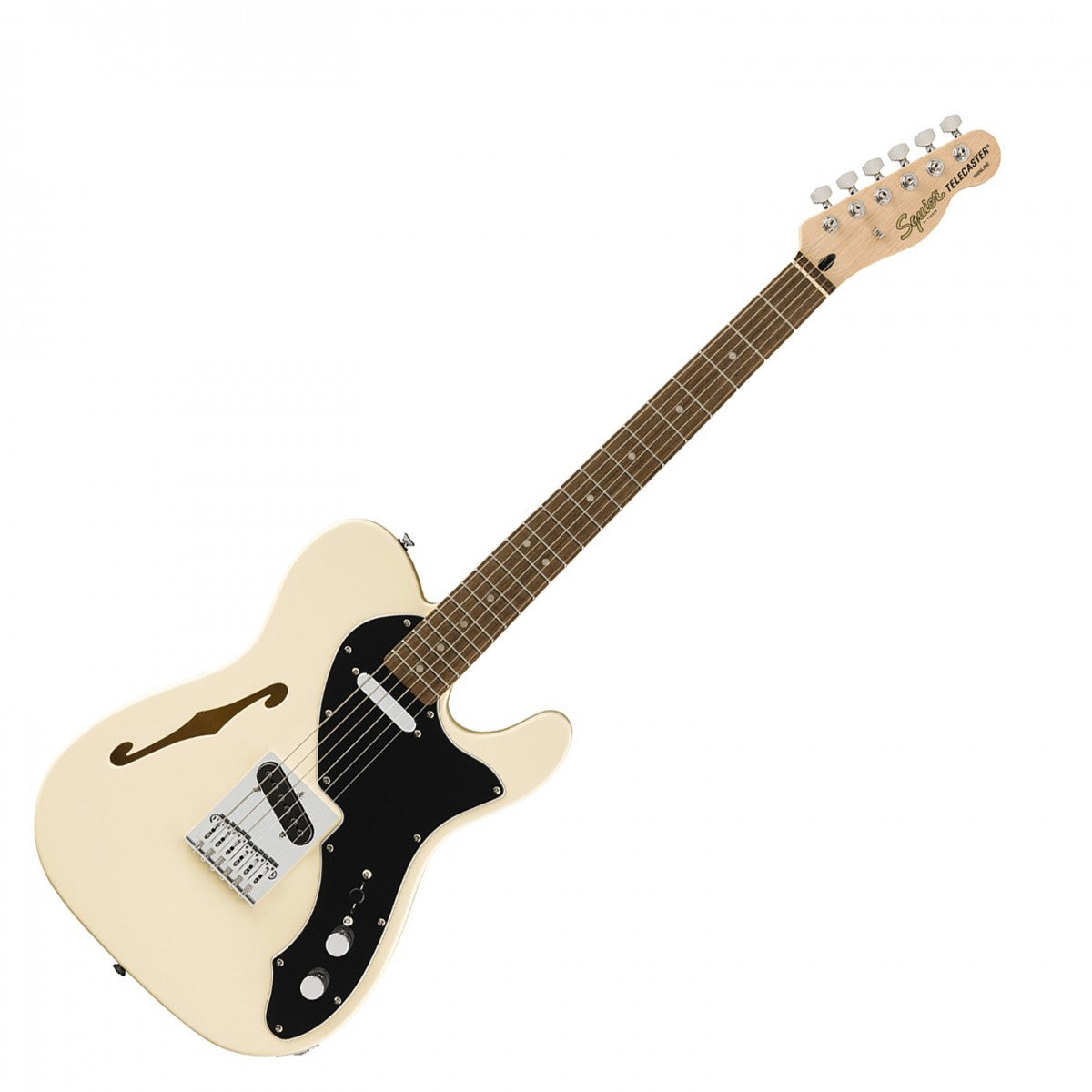 Đàn Guitar Điện Squier Affinity Telecaster Thinline, Indian Laurel Fingerboard, Olympic White, #0378271505