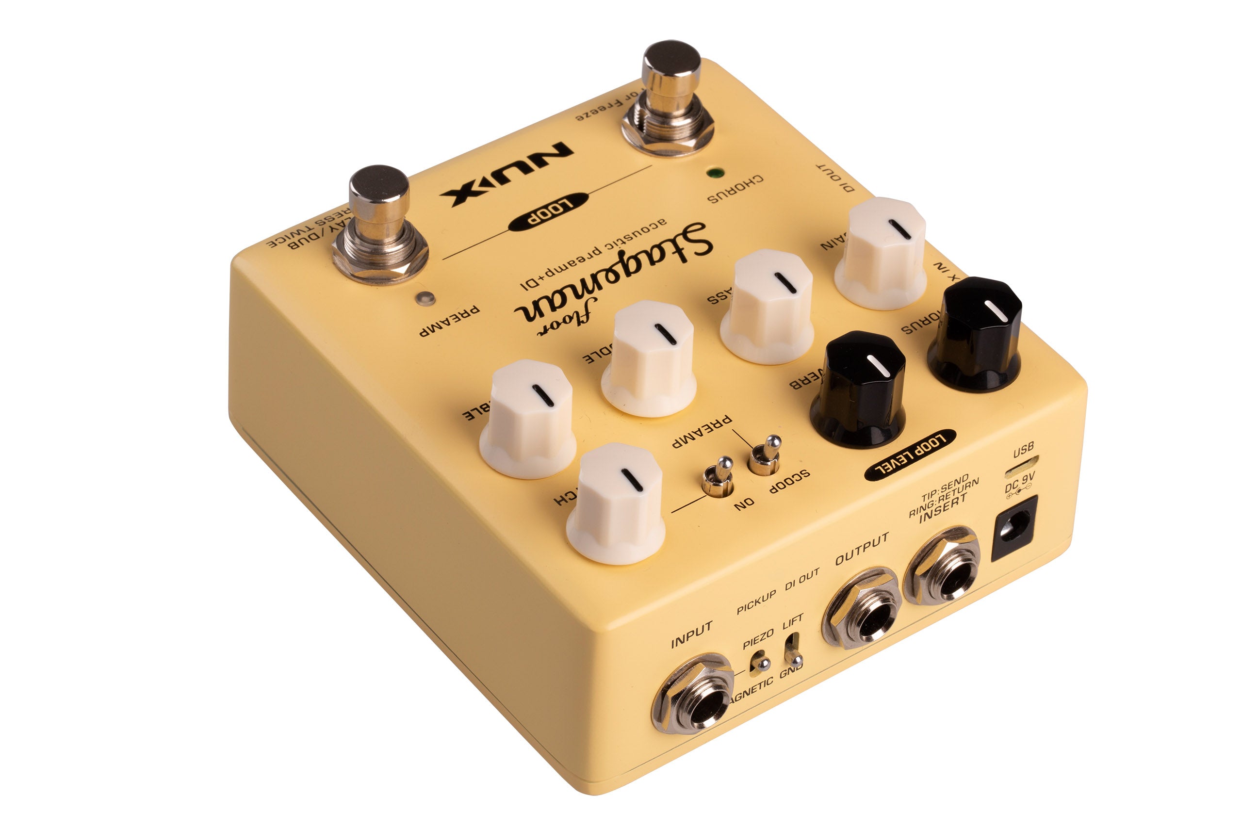 Pedal Guitar Nux Stageman Floor NAP5, Acoustic Preamp & DI