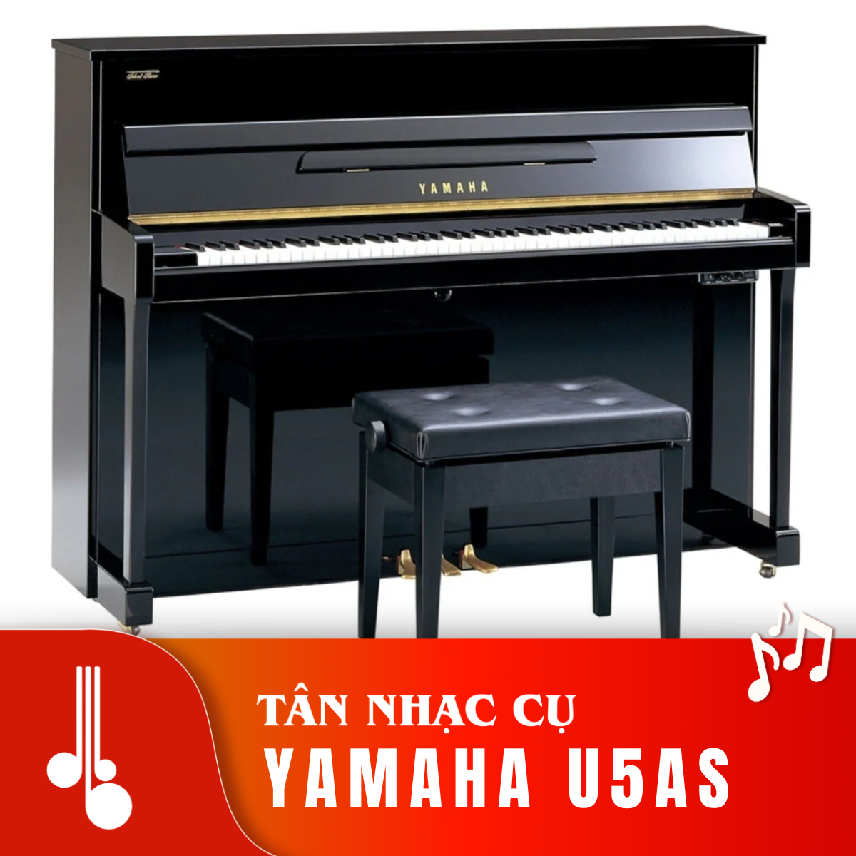 Đàn Piano Cơ Yamaha U5AS Silent - Qua Sử Dụng