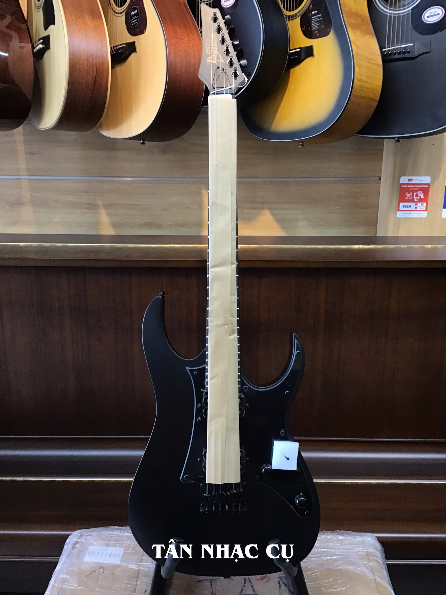 Đàn Guitar Điện Ibanez GRGR131EX, Purpleheart Fingerboard, Black Flat