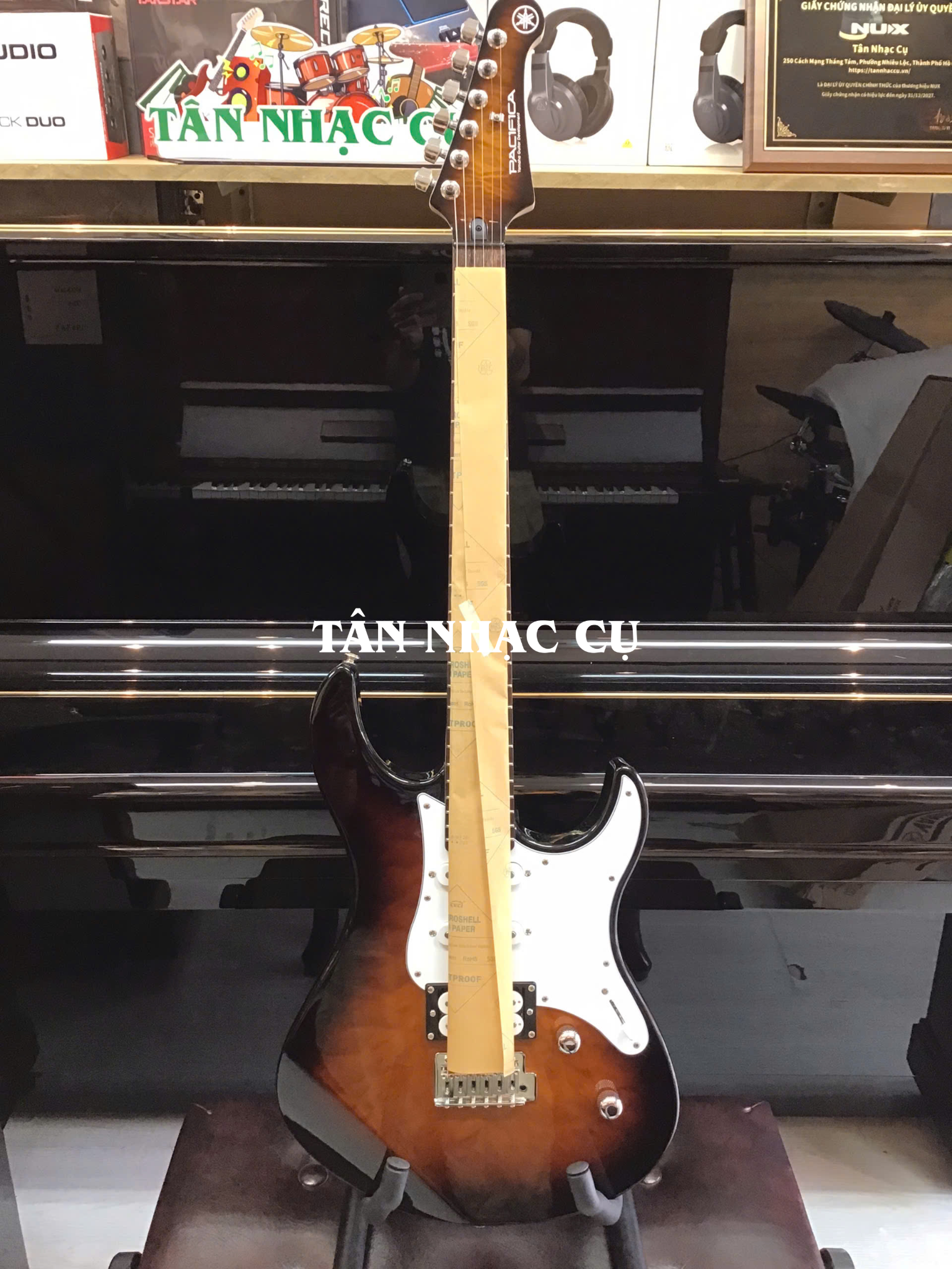 Đàn Guitar Điện Yamaha Pacifica PAC212VQM, Tobacco Brown Sunburst, HSS